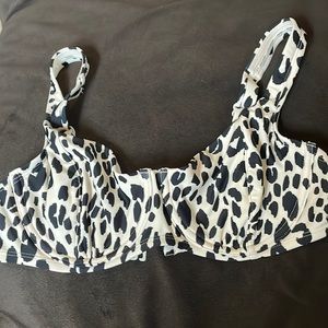 Leopard print, target, bikini top
